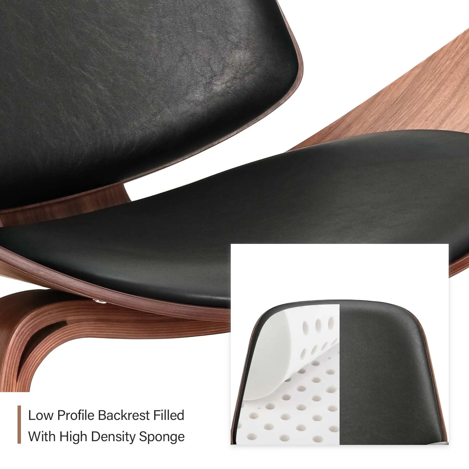 Mid Century Lounge Replica Shell Chair