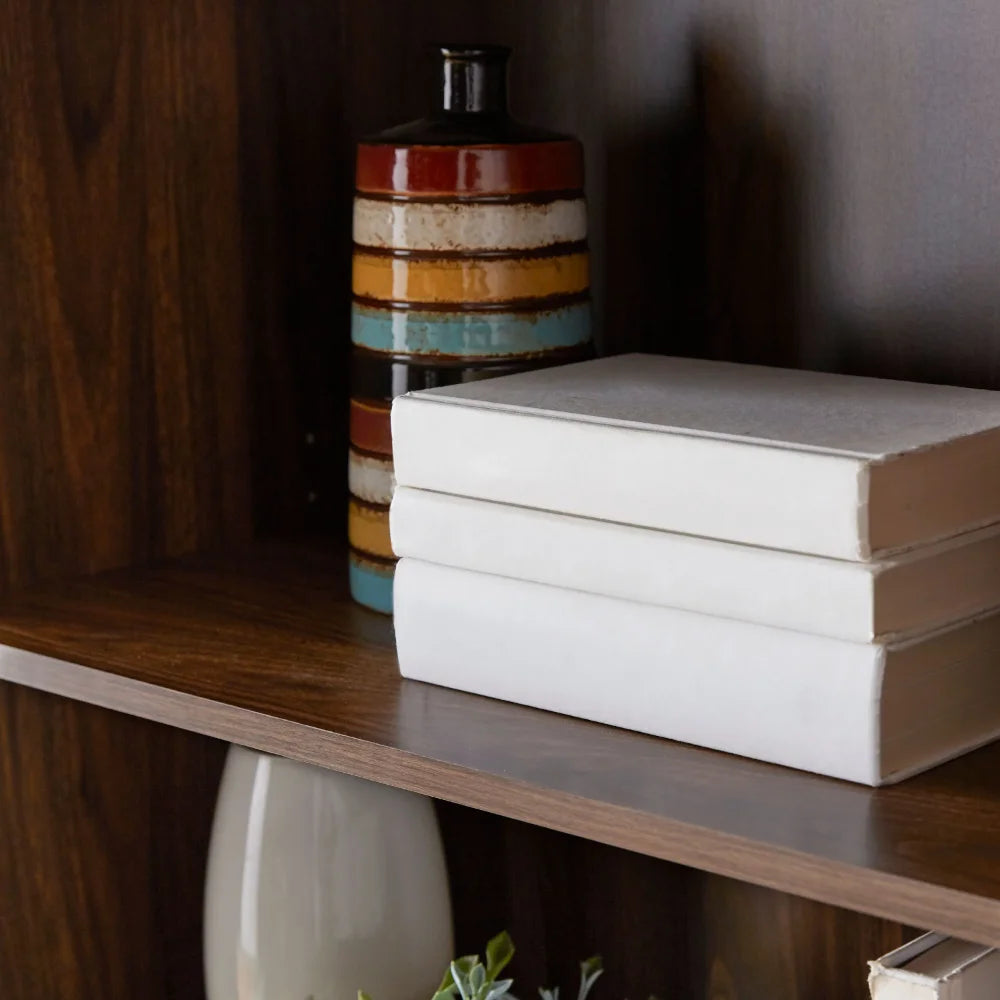 5-Shelf Bookcase with Adjustable Shelves