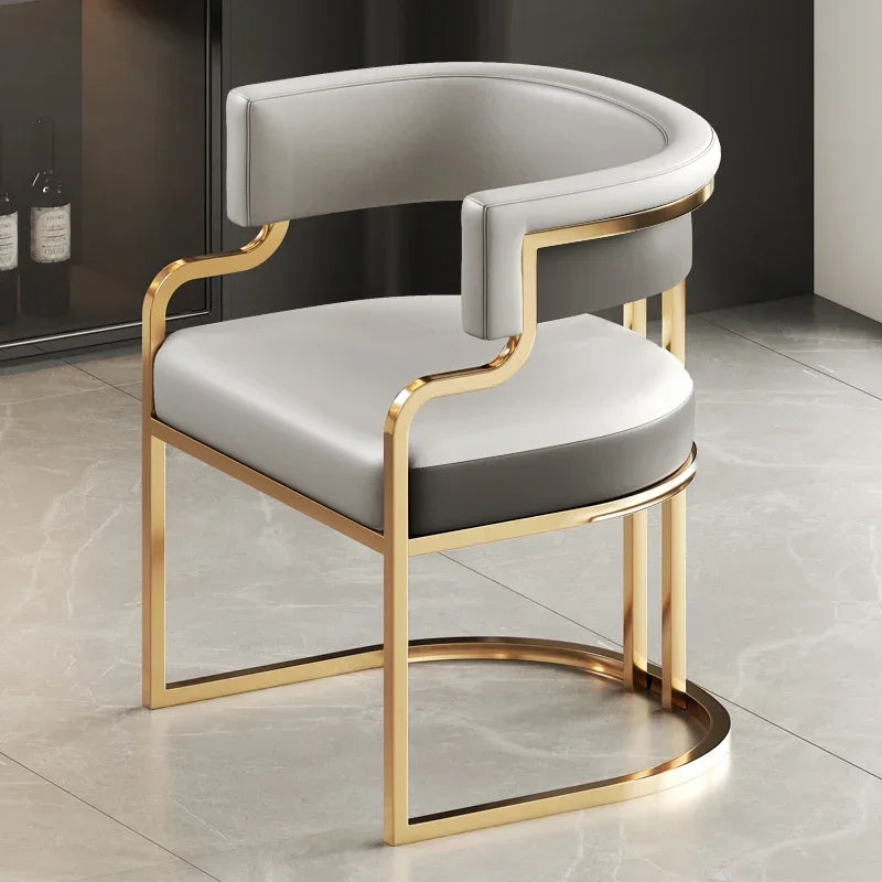 Leather Luxury Nordic Living Room Armchair