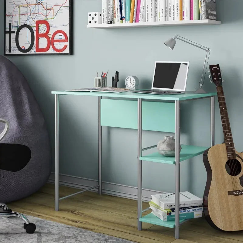 Metal Student Computer Desk, Spearmint