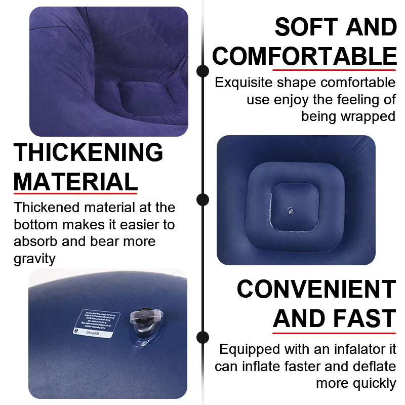 Large Lazy Inflatable Sofa Bean Bag