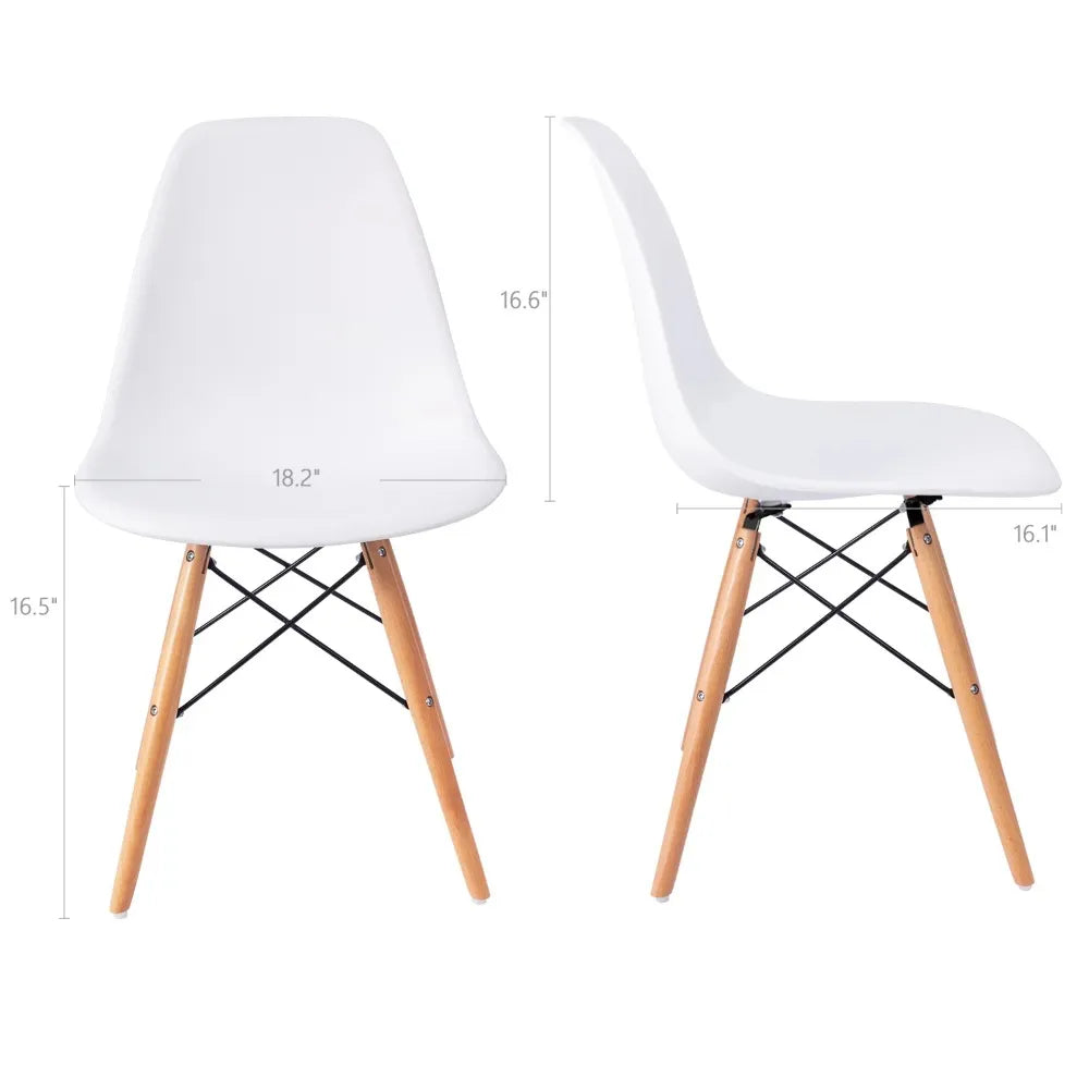 Pre-Assembled Mid Century Modern Dining Chairs