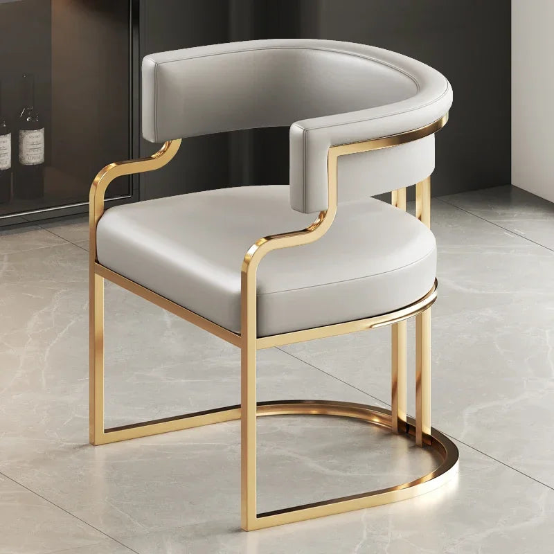 Leather Luxury Nordic Living Room Armchair