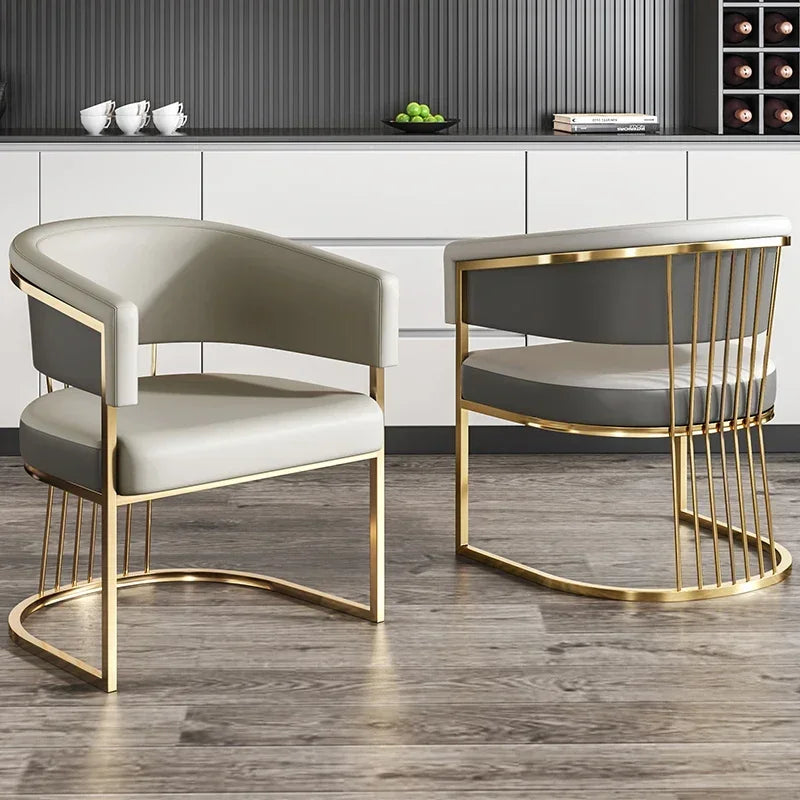 Leather Luxury Nordic Living Room Armchair