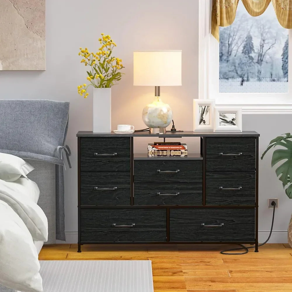 Dresser TV Stand with Power Outlet