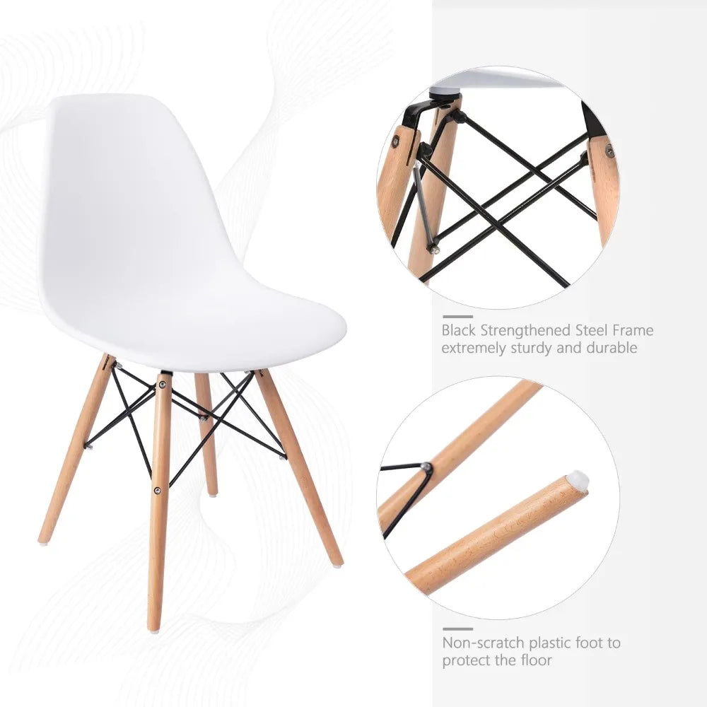 Pre-Assembled Mid Century Modern Dining Chairs