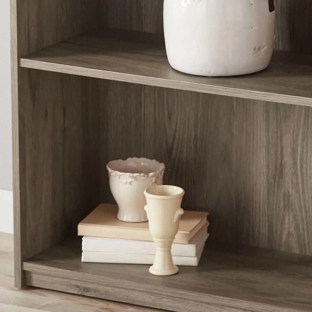 5-Shelf Bookcase with Adjustable Shelves