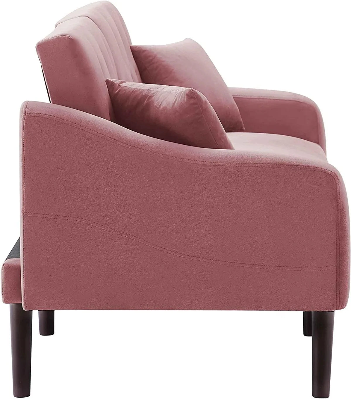 Sleeper Futon Sofa with 2 Pillows
