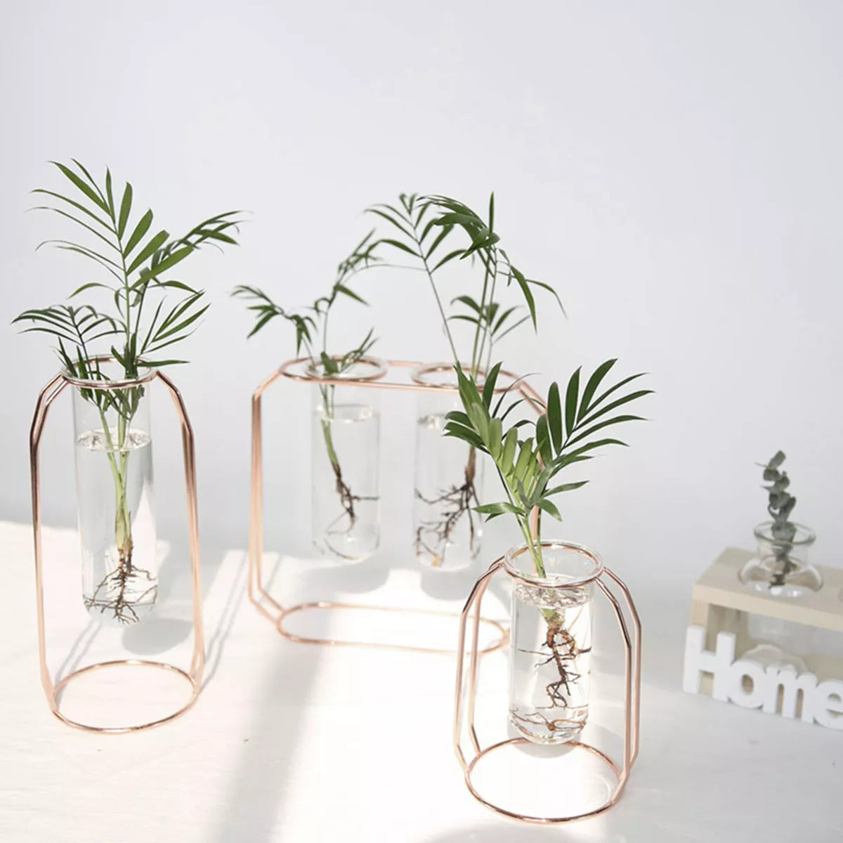 Nordic Creative Golden Glass Vase