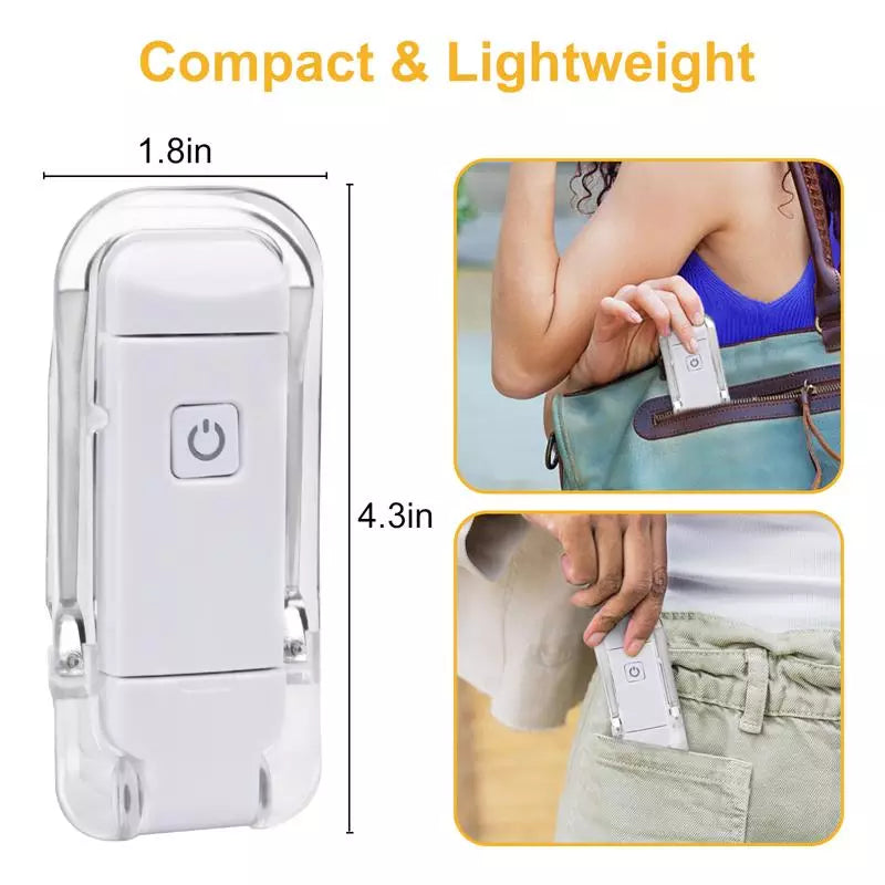 USB Rechargeable Book Read Light Night Lamp