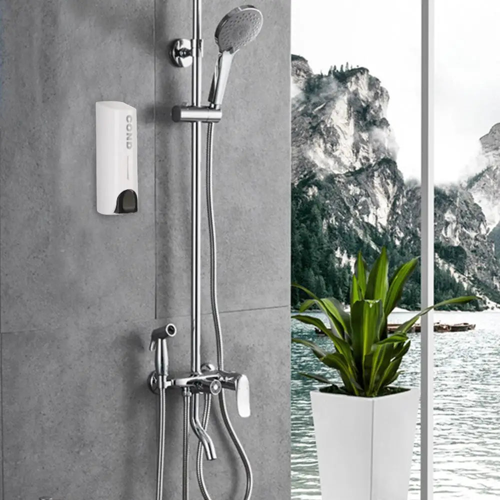 Single/Double/Triple 350ml Soap Dispenser Wall-mount Shower Bath Dispenser
