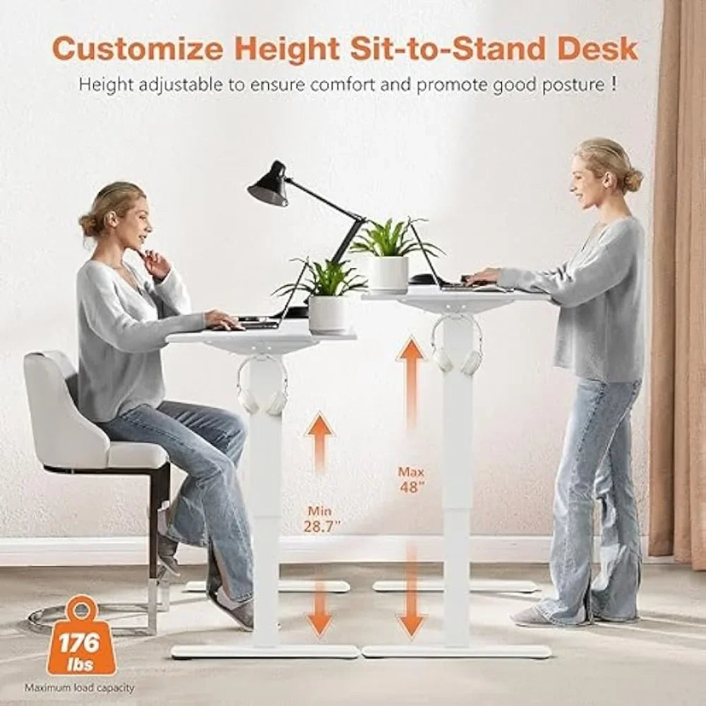 Adjustable Height Sit to Stand Up Desk with Splice Board